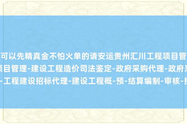 可以先精真金不怕火单的请安运贵州汇川工程项目管理有限公司-工程建设项目管理-建设工程造价司法鉴定-政府采购代理-政府采购咨询-工程建设招标代理-建设工程概-预-结算编制-审核-招标投标工程标底及报价的编制-转